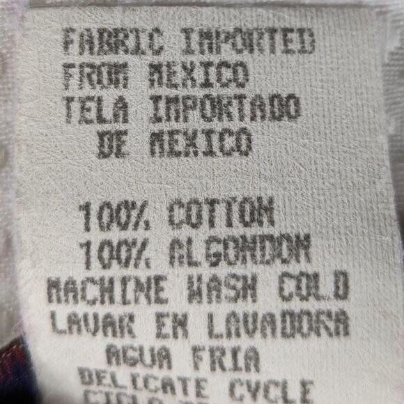 Tickets Clothing 9/10 Made in USA Denim Dress Light Blue Button Side Vintage 90s - Picture 5 of 7